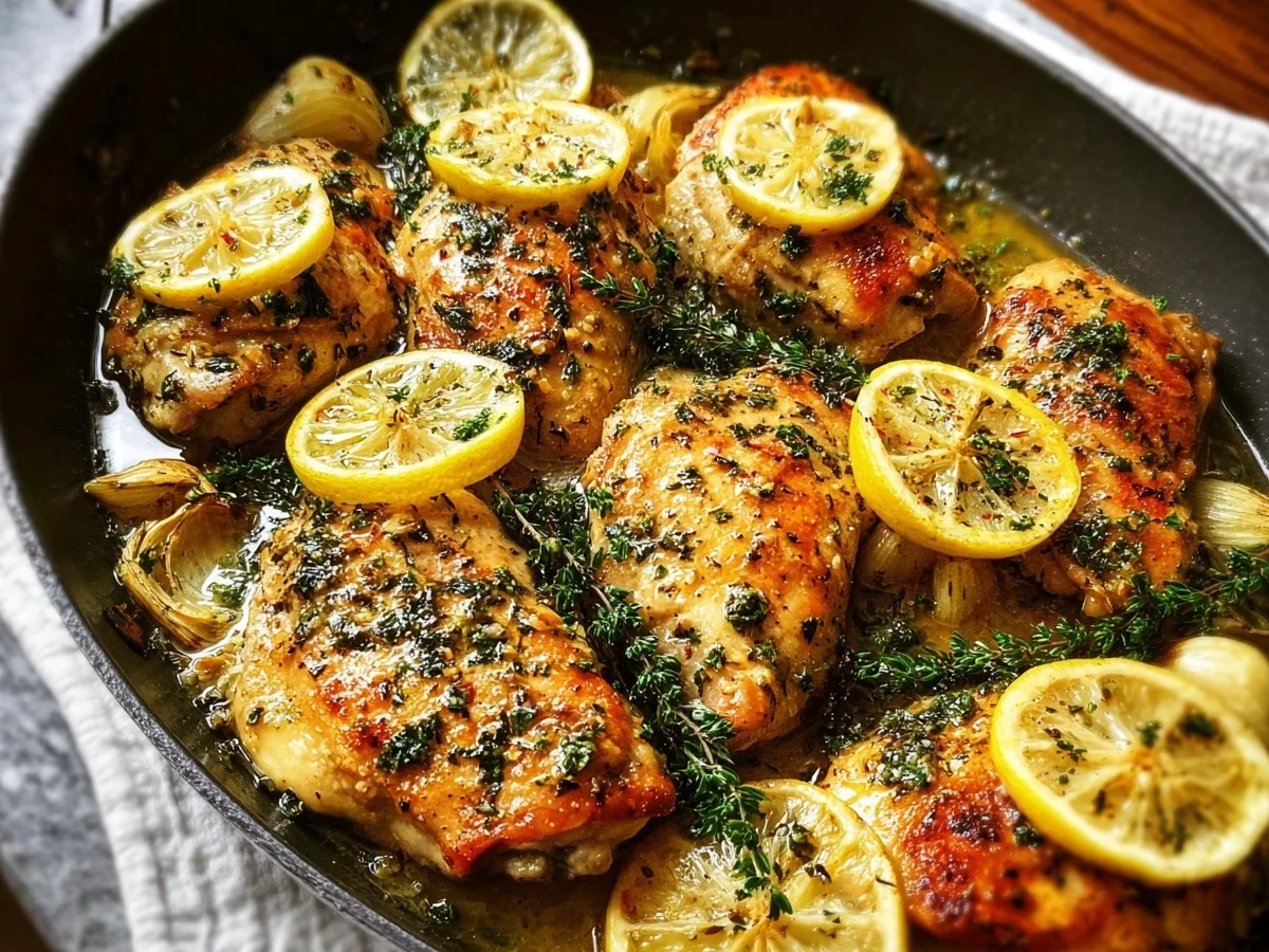 Lemon Garlic Chicken Skillet: Quick 30-Min Dinner - Image 2