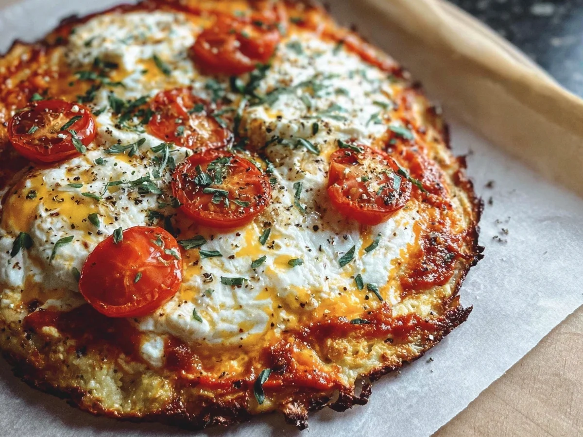 Low Carb Cottage Cheese Flatbread Pizza: High Protein - Image 2