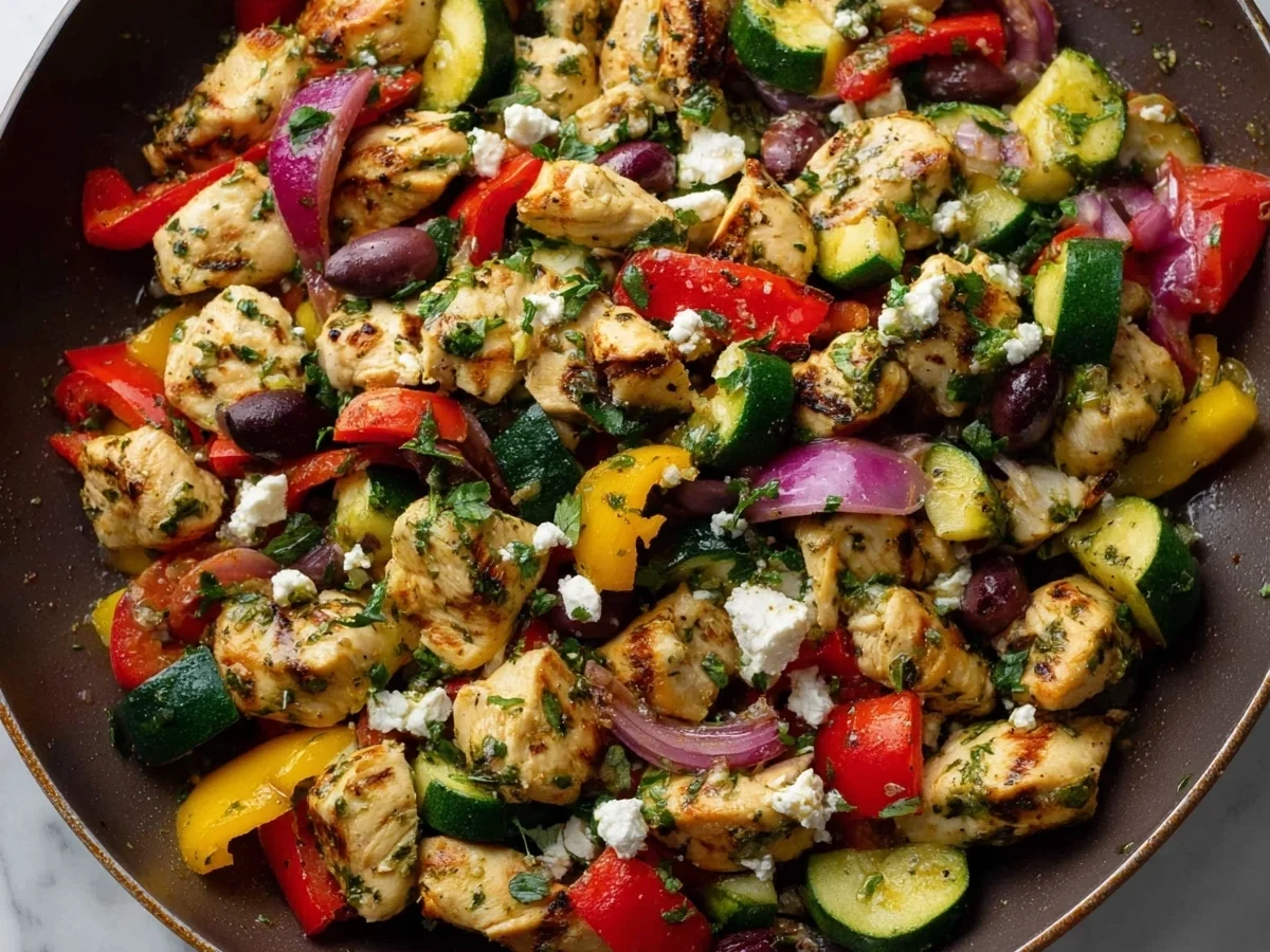 Mediterranean Chicken Stir-Fry: Quick 30-Min Meal - Image 1