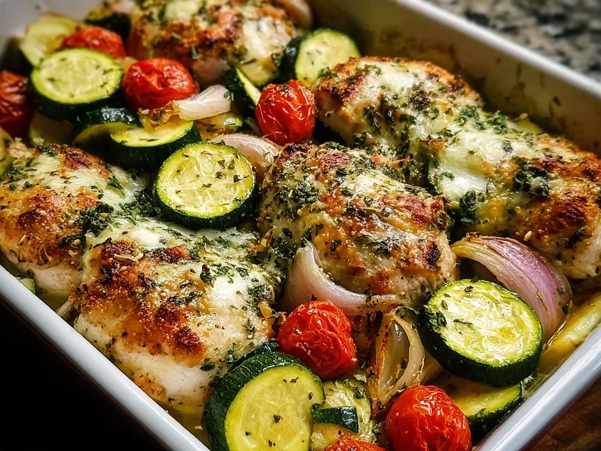 Mediterranean Chicken Zucchini Bake: Easy One-Pan Dinner - Image 2