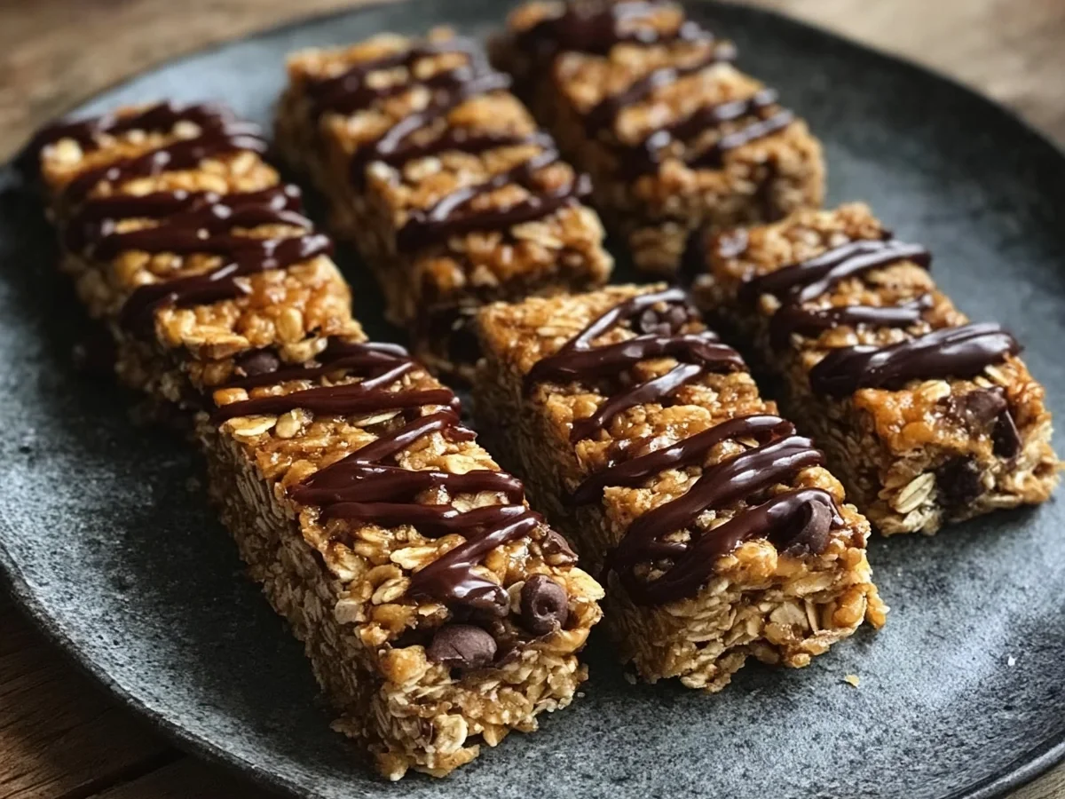 No-Bake Banana Peanut Butter Oatmeal Bars - Image 2