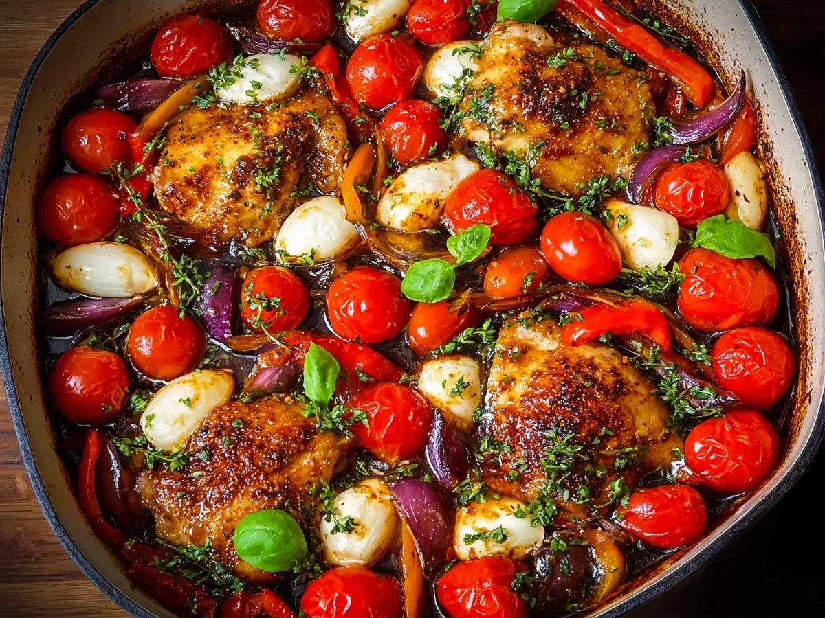 One Pan Balsamic Chicken: Quick & Healthy Dinner - Image 2