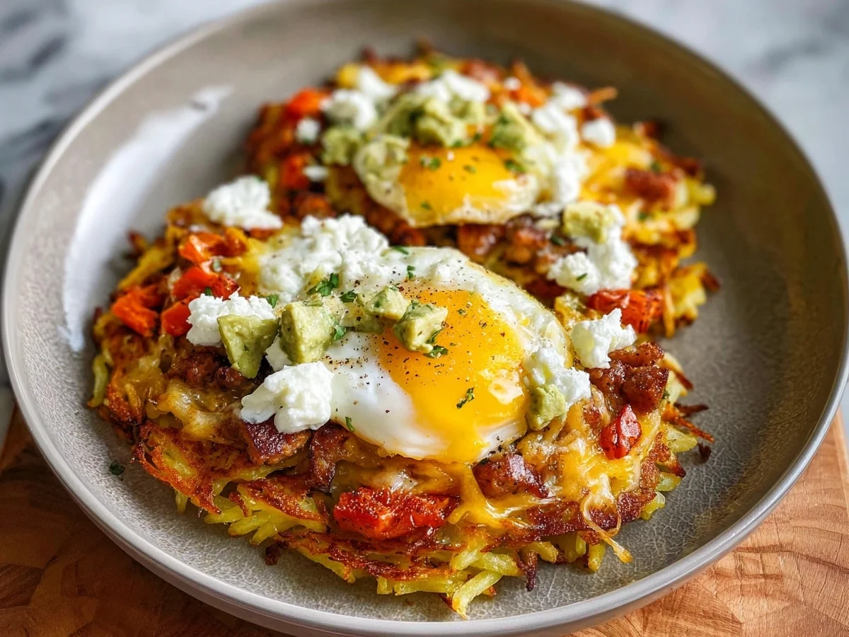 Protein Breakfast Loaded Hash Browns: Hearty Morning Meal - Image 1