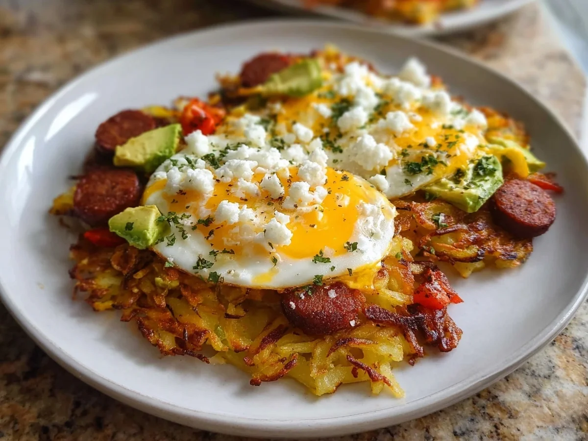 Protein Breakfast Loaded Hash Browns: Hearty Morning Meal - Image 2