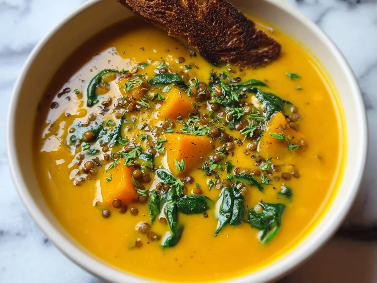 Protein Butternut Squash Soup: Hearty Meal - Image 1