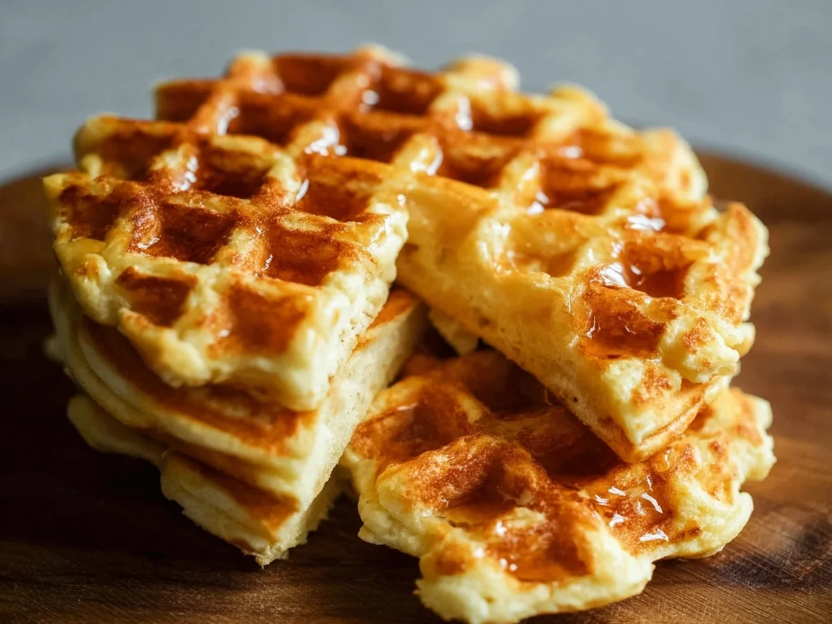 Protein Powder Waffles: 41g Protein, Crispy & Quick - Image 1