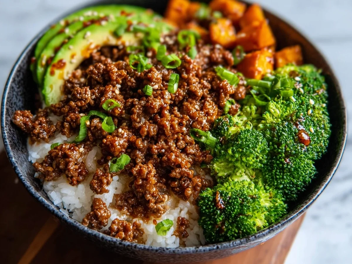 Quick Ground Beef Hot Honey Bowl: High-Protein Dinner - Image 2