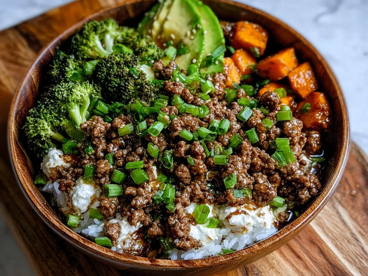 Quick Ground Beef Hot Honey Bowls for Weeknight Dinner - Image 1