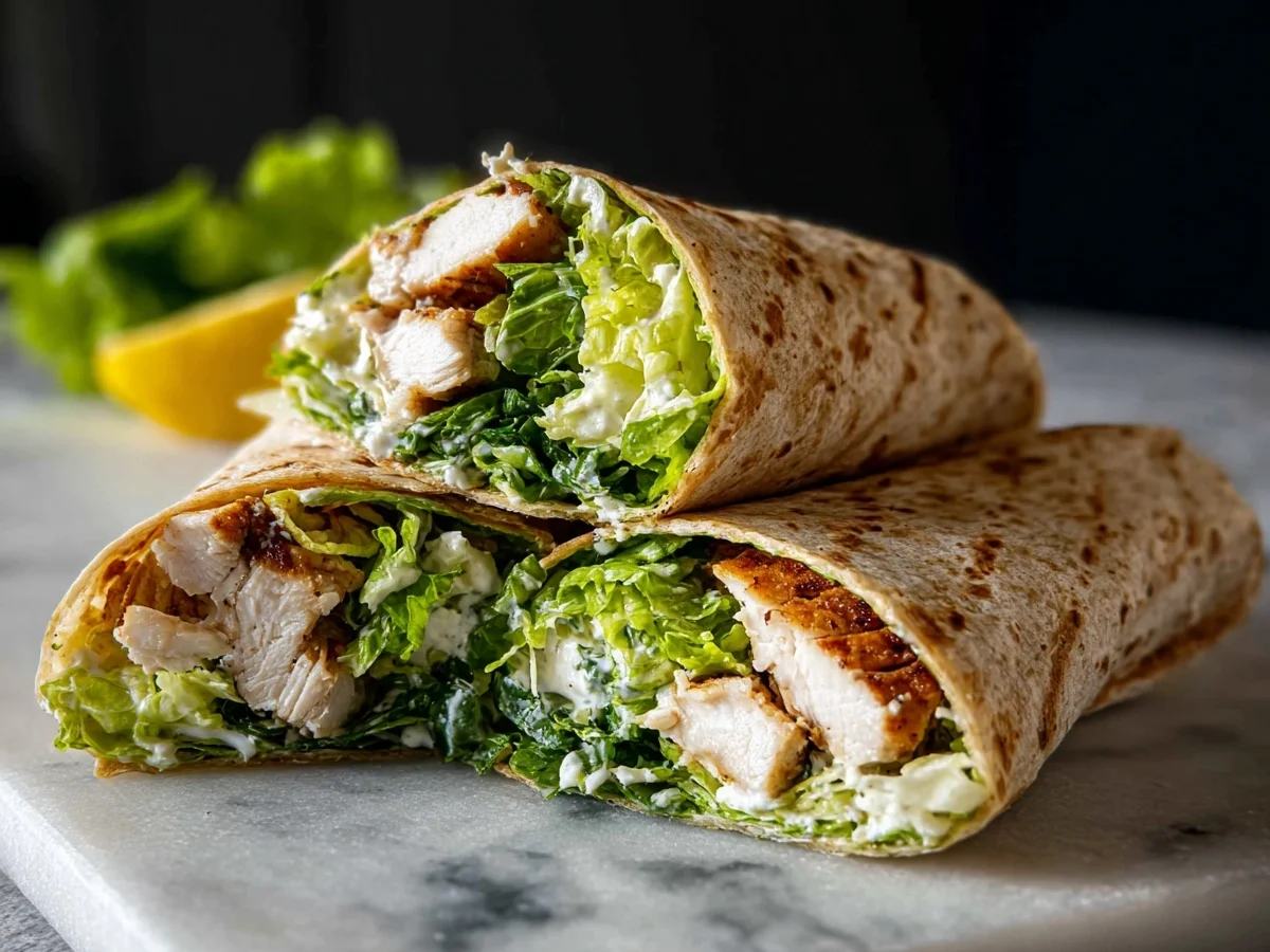 Quick High Protein Chicken Caesar Wraps - Image 2