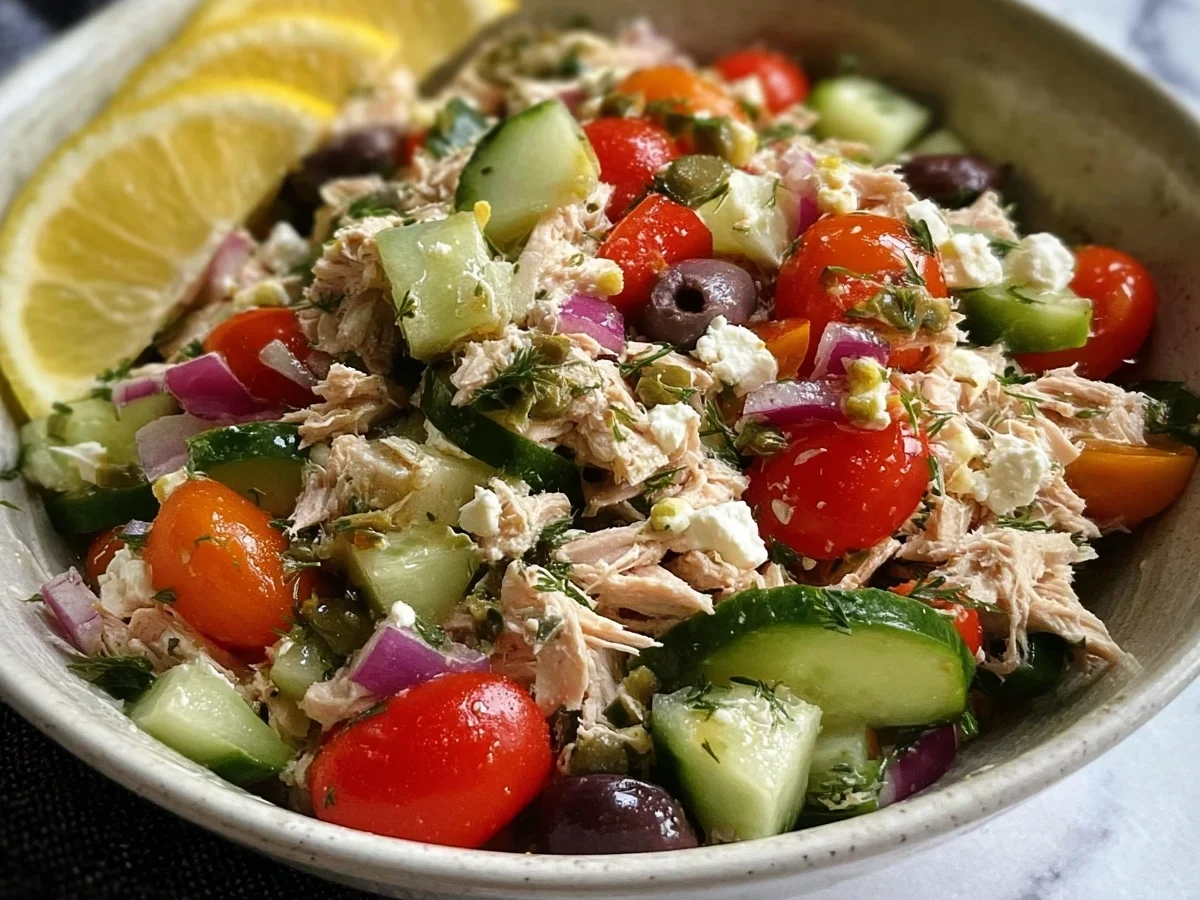 Quick Mediterranean Tuna Salad: 10-Min Meal Prep Recipe - Image 2
