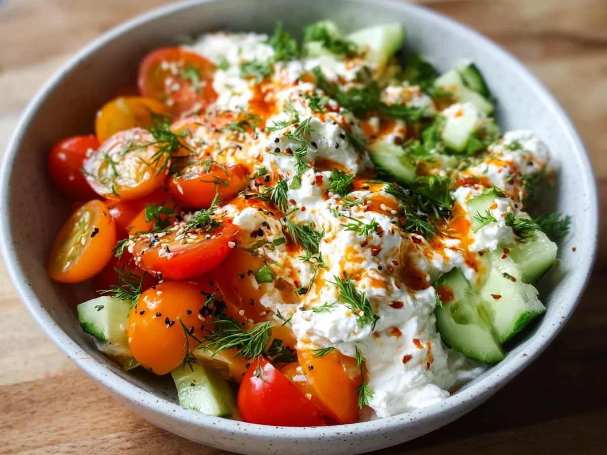 Quick Savory Cottage Cheese Bowl: Protein-Packed Meal - Image 2