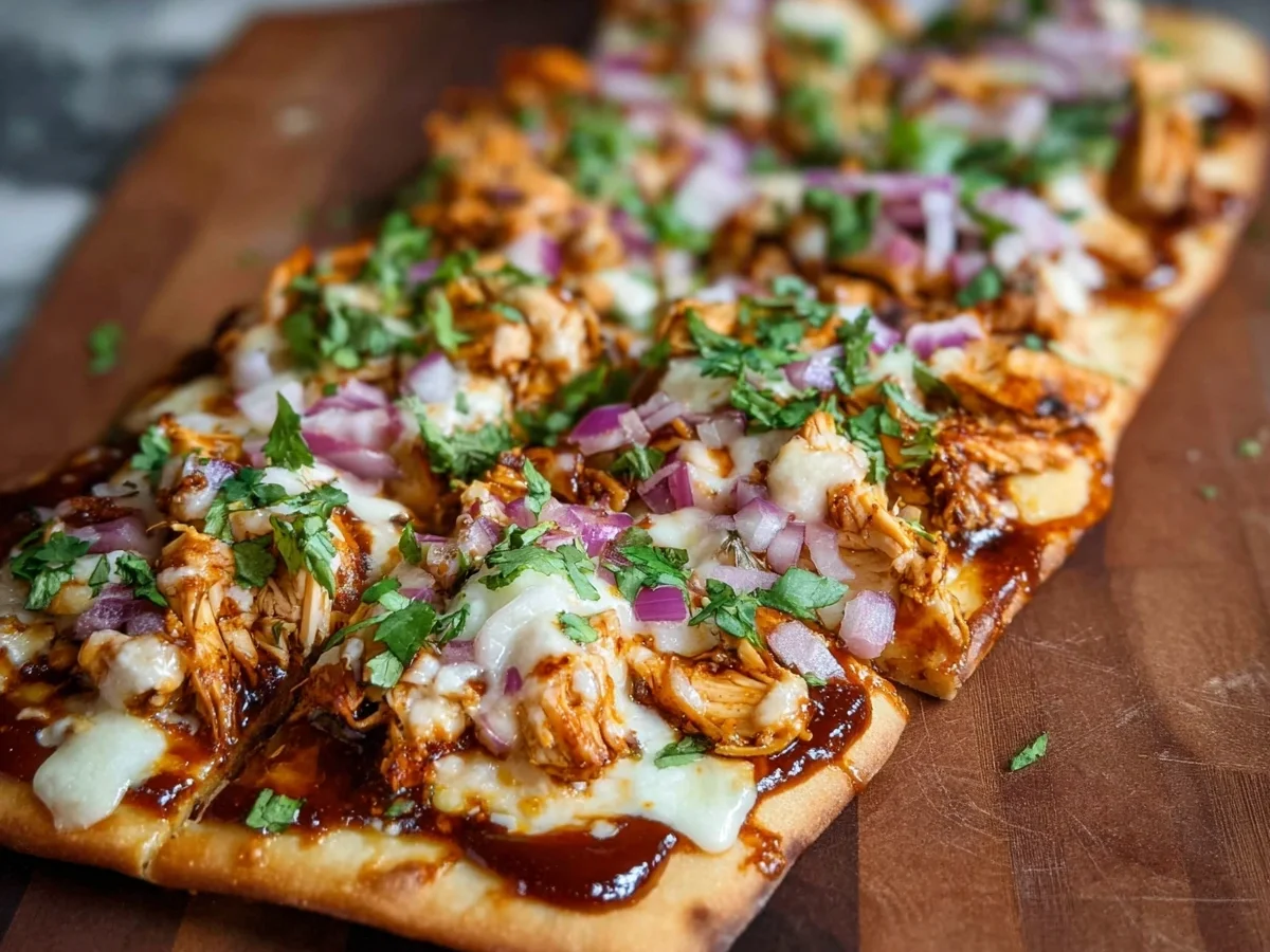 Savory BBQ Chicken Flatbread - Image 1