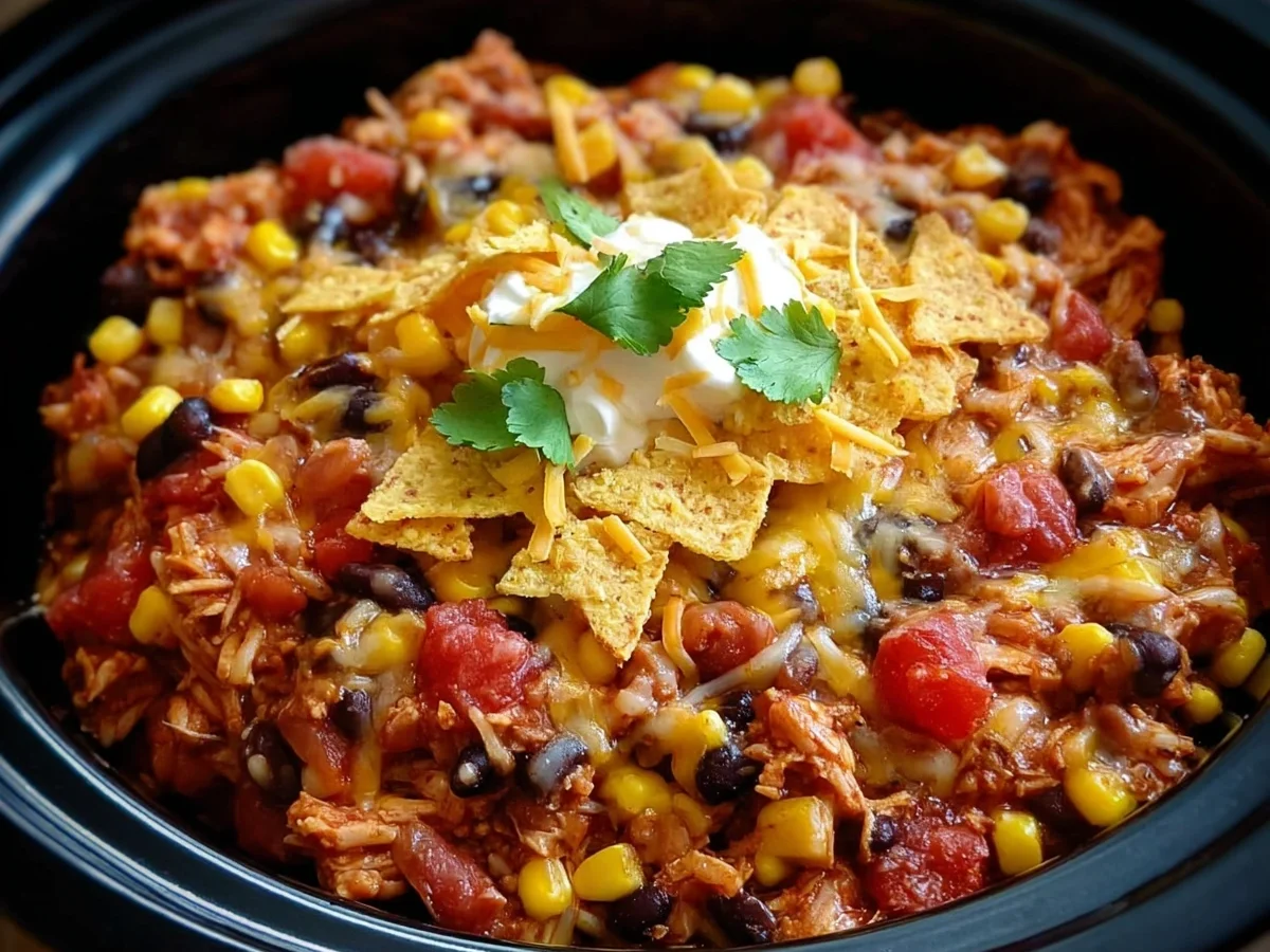 Slow Cooker Taco Casserole: Easy High-Protein Dinner - Image 2