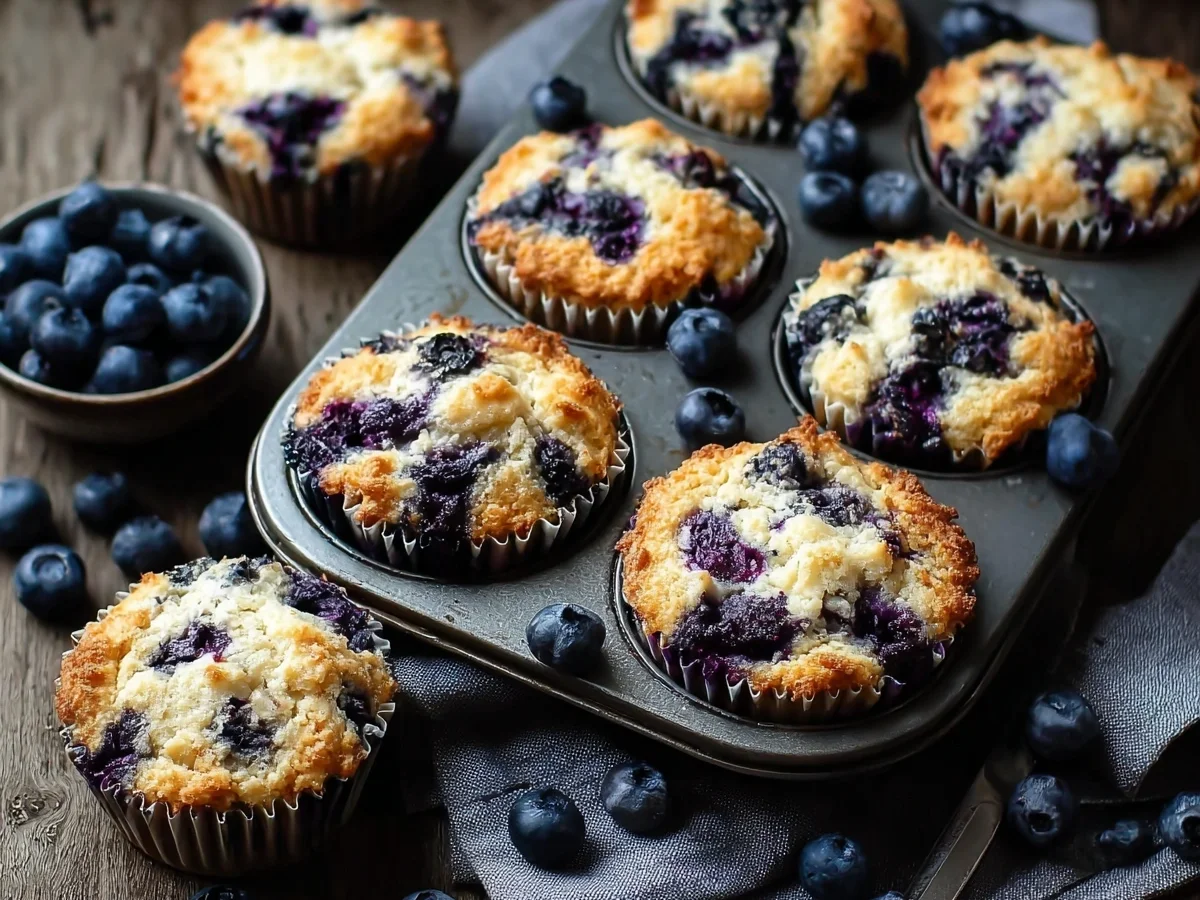 Soft Blueberry Protein Muffins | Easy Meal Prep - Image 2
