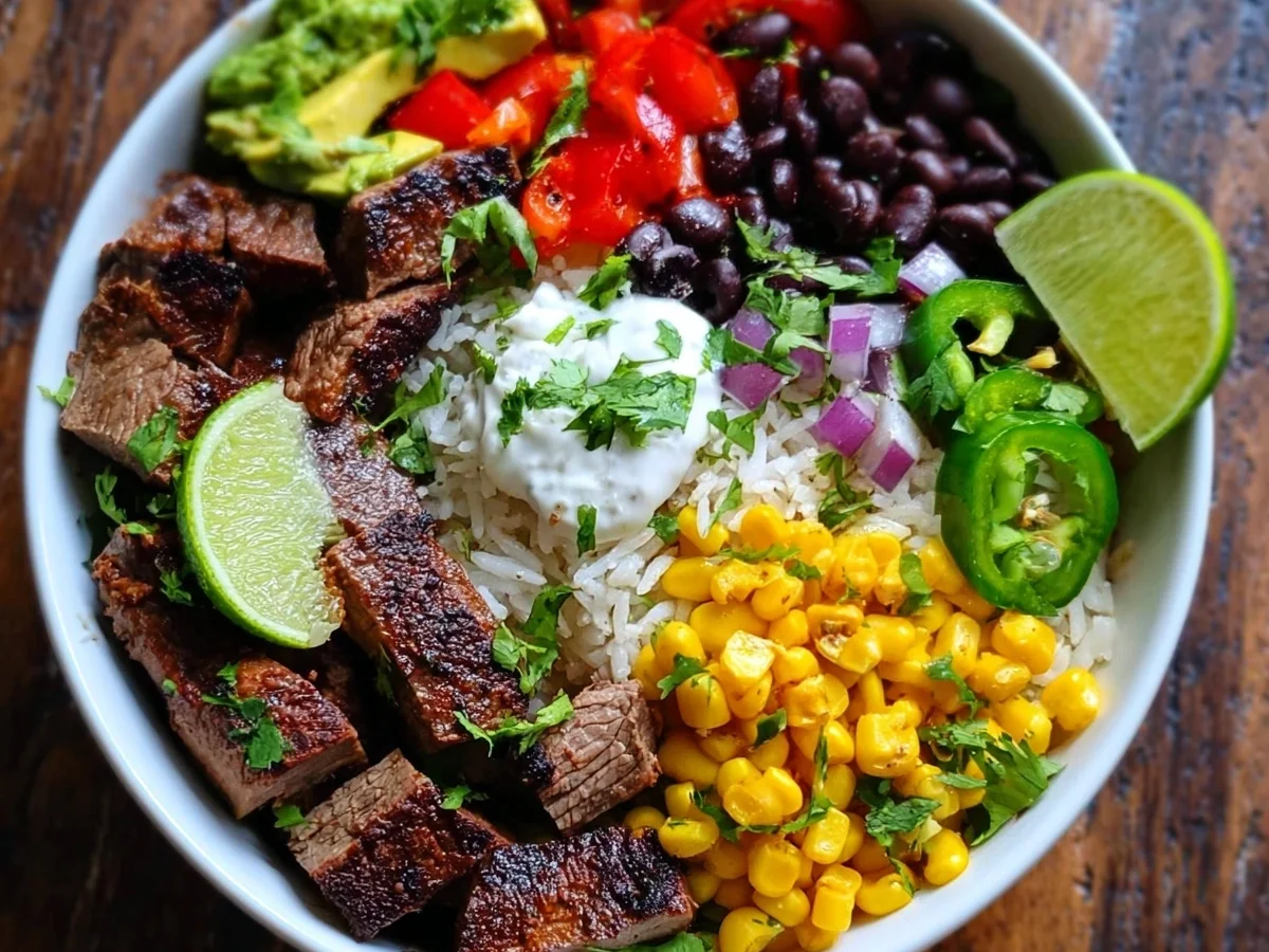 Steak Burrito Bowl: Easy Meal Prep & Weeknight Dinner - Image 1