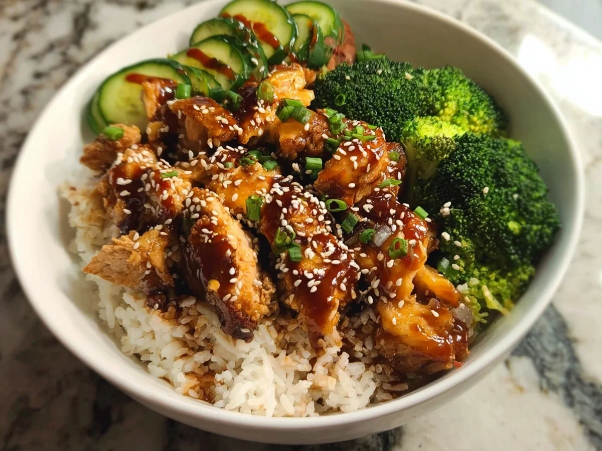 Sticky Chicken Bowls: Quick Weeknight Dinner Recipe - Image 1