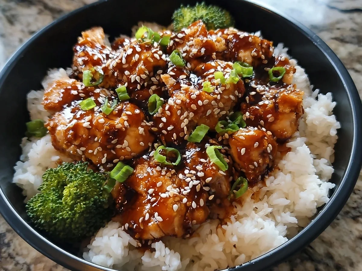 Sticky Chicken Rice Bowls: Easy Dinner & Meal Prep - Image 1
