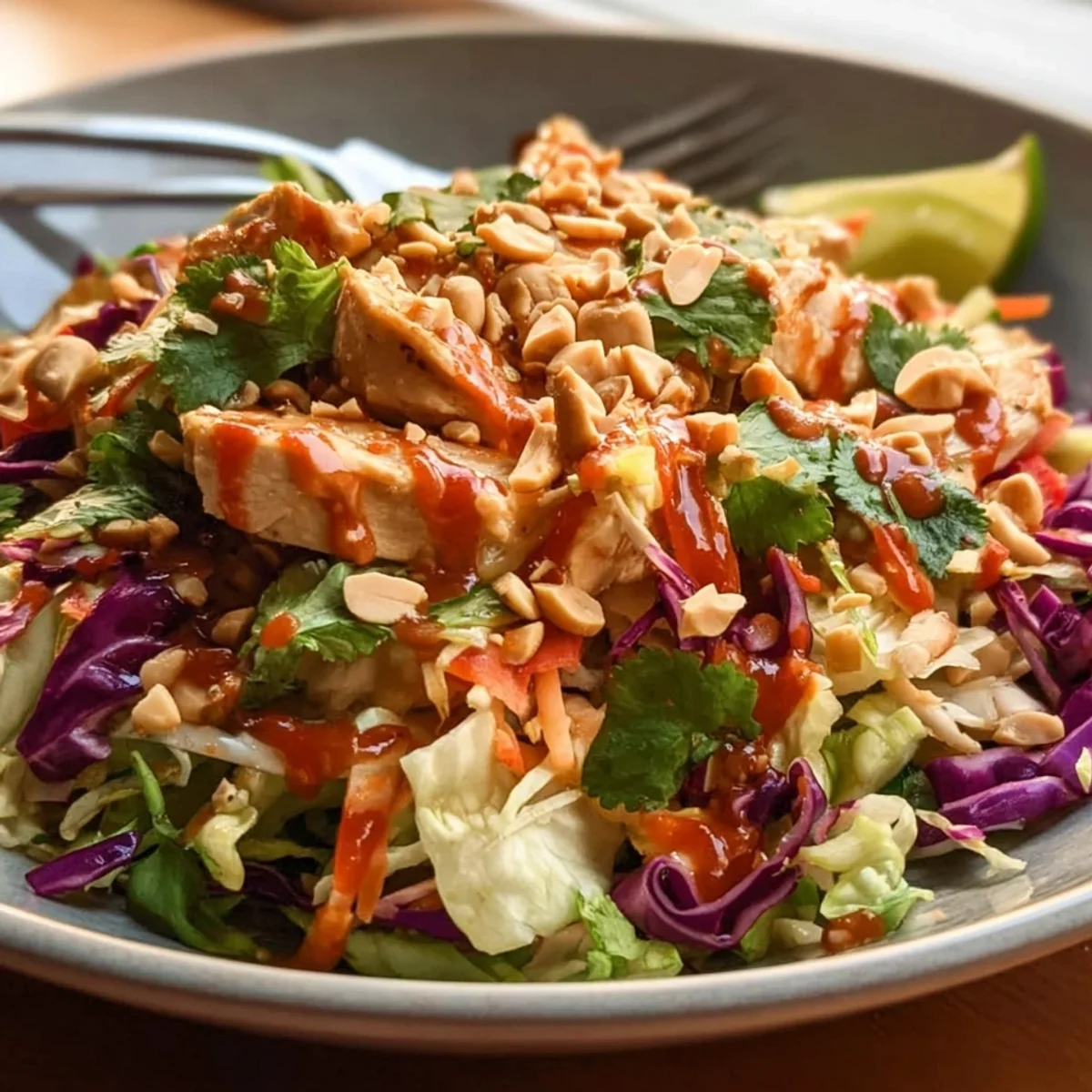Bang Bang Chicken Salad: Healthy 30-Min Meal Prep