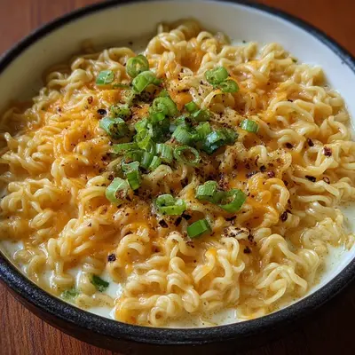 Cheesy Ramen Noodles: Creamy Comfort Food in 20 Mins