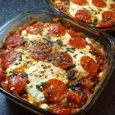 Cottage Cheese Pizza Bowl: High-Protein & Quick Dinner