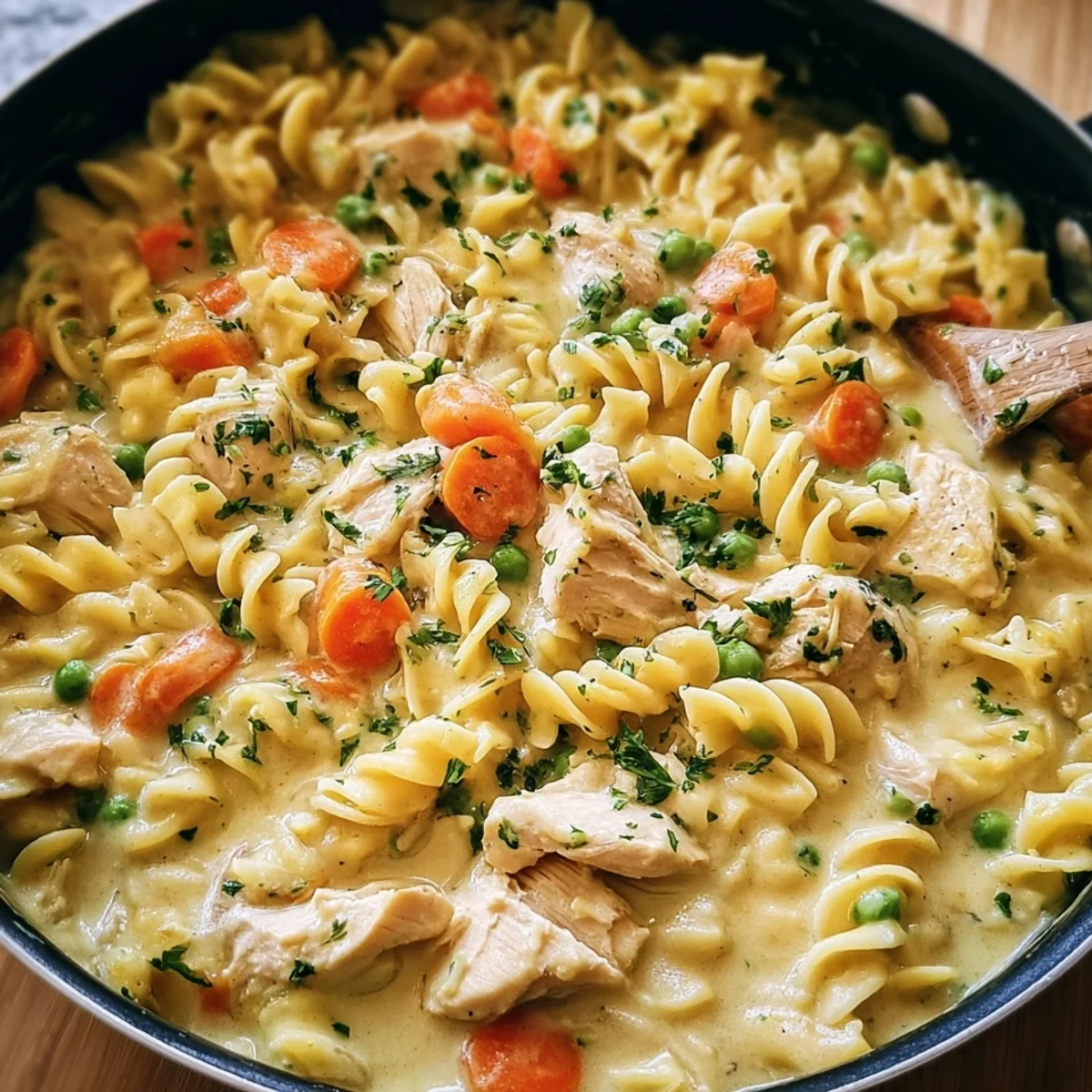 Creamy Chicken Pot Pie Pasta: Quick, Protein-Loaded
