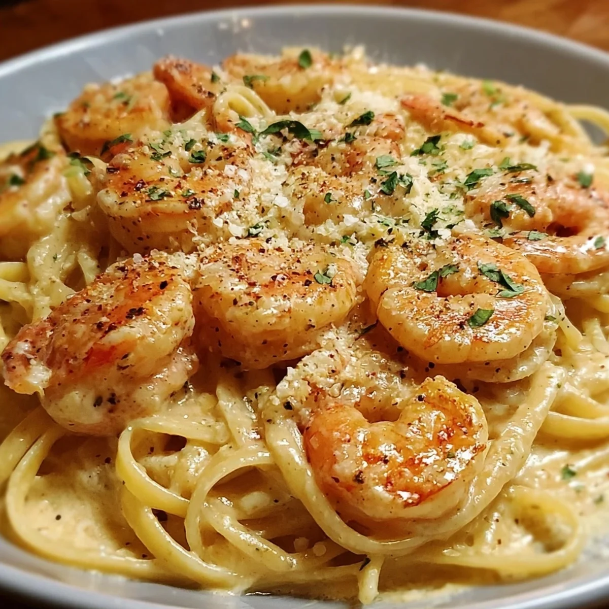 Creamy Garlic Shrimp Pasta (30-Minute Dinner)