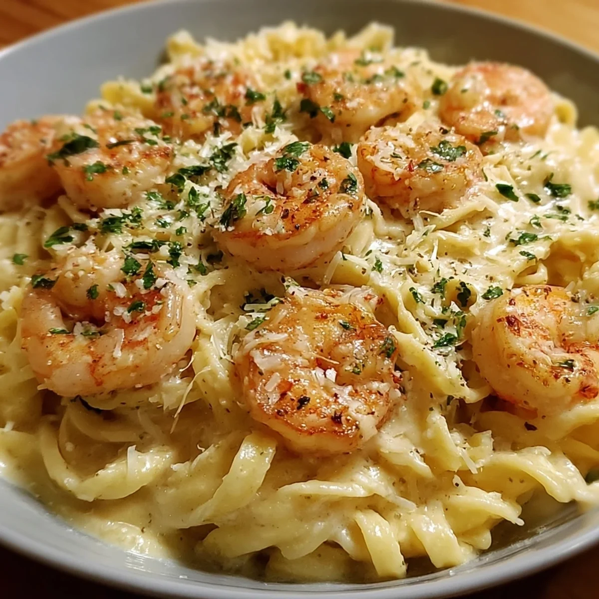 Creamy Garlic Shrimp Pasta: Quick & Protein-Packed Dinner