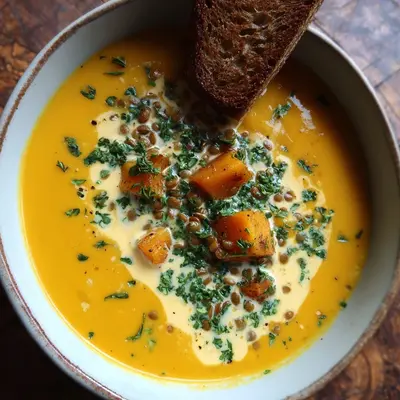 Creamy Protein Butternut Squash Soup: Healthy Recipe