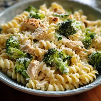 Creamy Rotisserie Chicken & Broccoli Pasta in 35 Mins