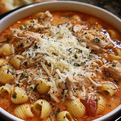 Crockpot Chicken Parmesan Soup: Easy Slow Cooker Meal