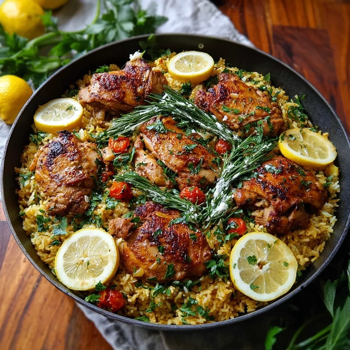 Greek Chicken Lemon Rice: 30-Minute One-Pot Meal