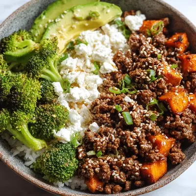 Ground Beef Hot Honey Bowl: High-Protein Meal Prep