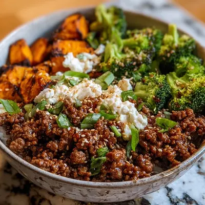 Ground Beef Hot Honey Bowl: Sweet, Spicy, High-Protein