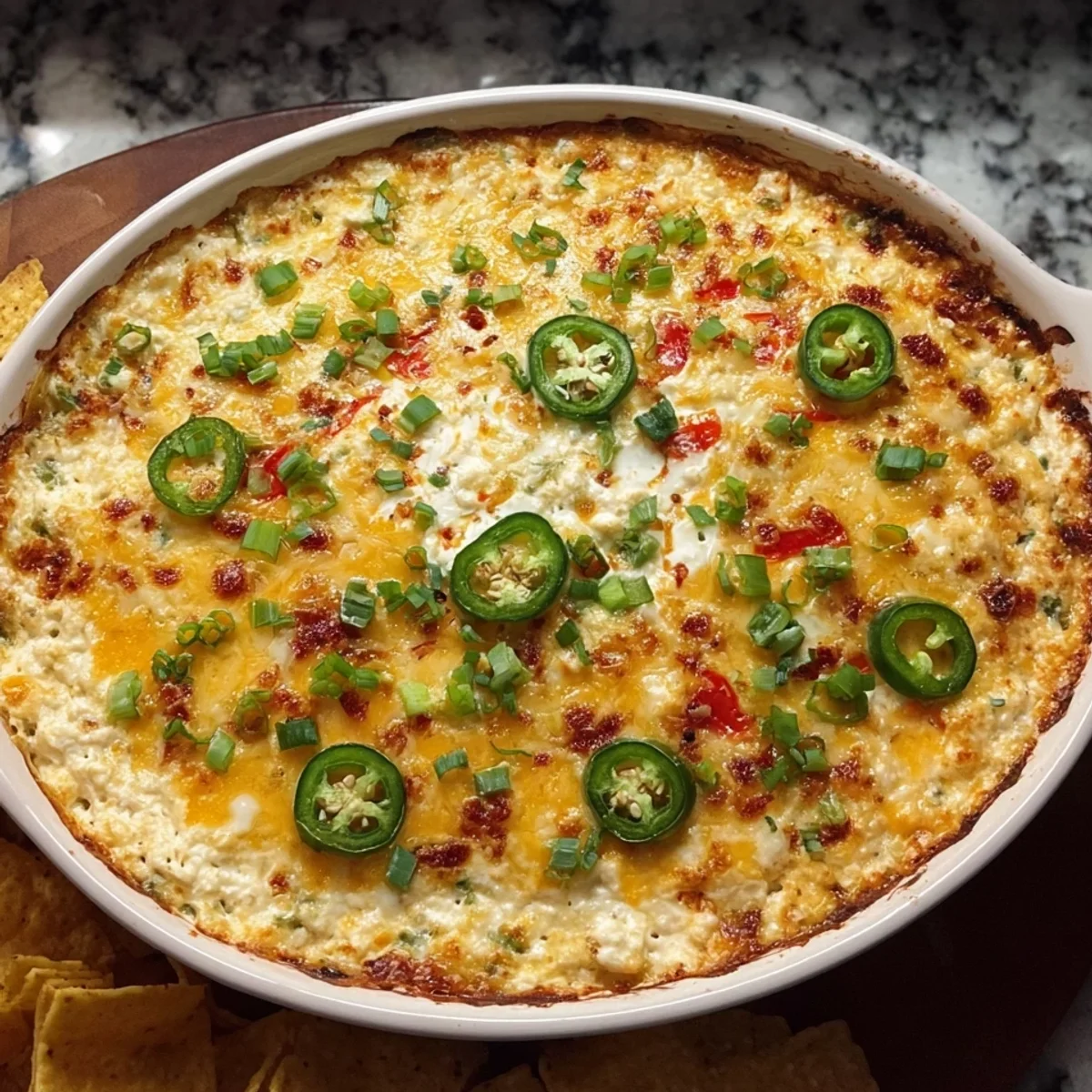 Healthy Cottage Cheese Jalapeño Popper Dip
