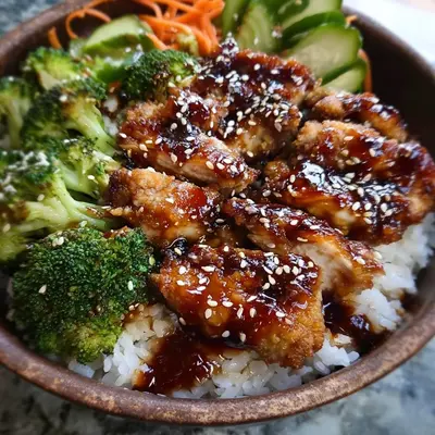 Healthy Sticky Chicken Bowls: Quick High-Protein Dinner