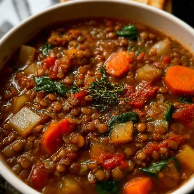 Hearty Lentil Stew: Comforting & Meal Prep Friendly