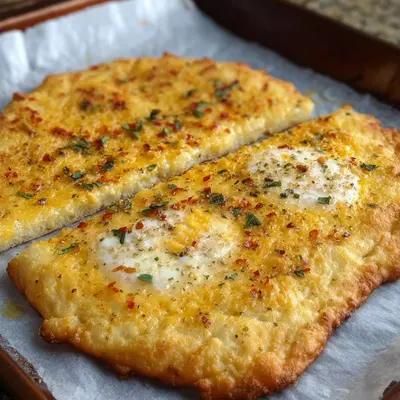 High Protein 2-Ingredient Cottage Cheese Flatbread
