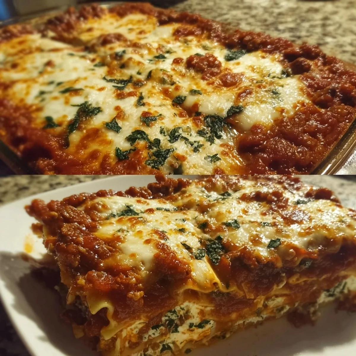 High Protein Cottage Cheese Lasagna