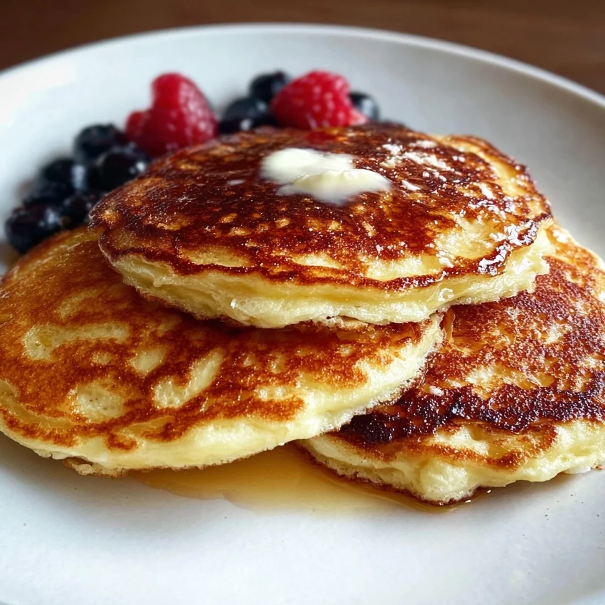 High Protein Fluffy Cottage Cheese Pancakes Recipe