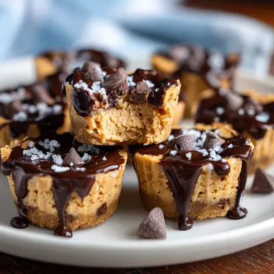 High Protein Frozen Peanut Butter Greek Yogurt Bites