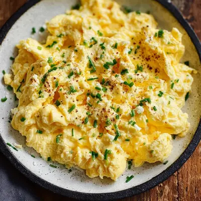 High Protein Scrambled Eggs with Cottage Cheese Recipe