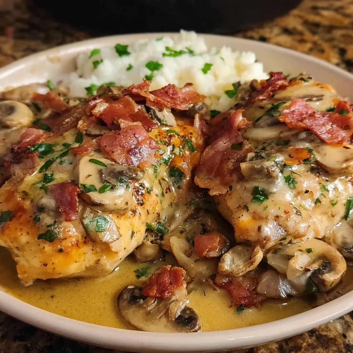 High-Protein Texas Roadhouse Smothered Chicken Recipe