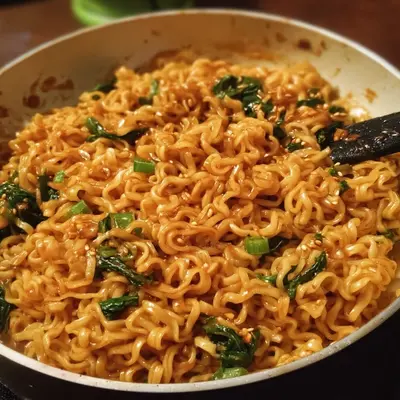 High Protein Vegan Saucy Ramen Noodles