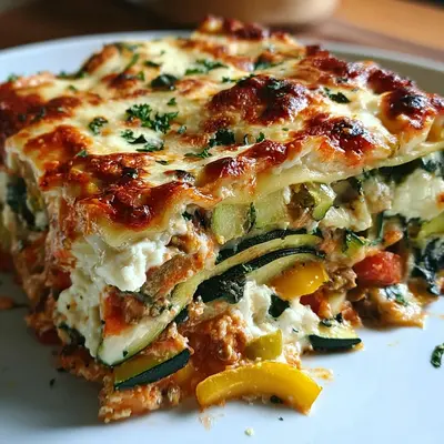 High Protein Veggie Lasagna: Healthy Comfort