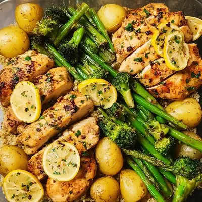 Lemon Garlic Chicken Meal Prep: Healthy Bowls
