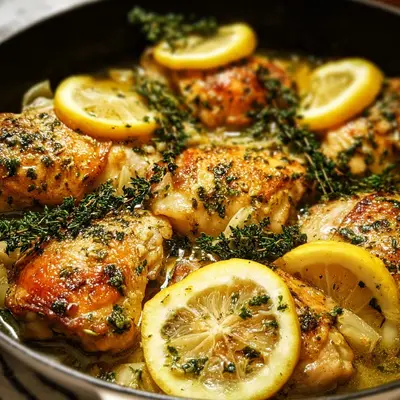 Lemon Garlic Chicken Skillet: Quick 30-Min Dinner