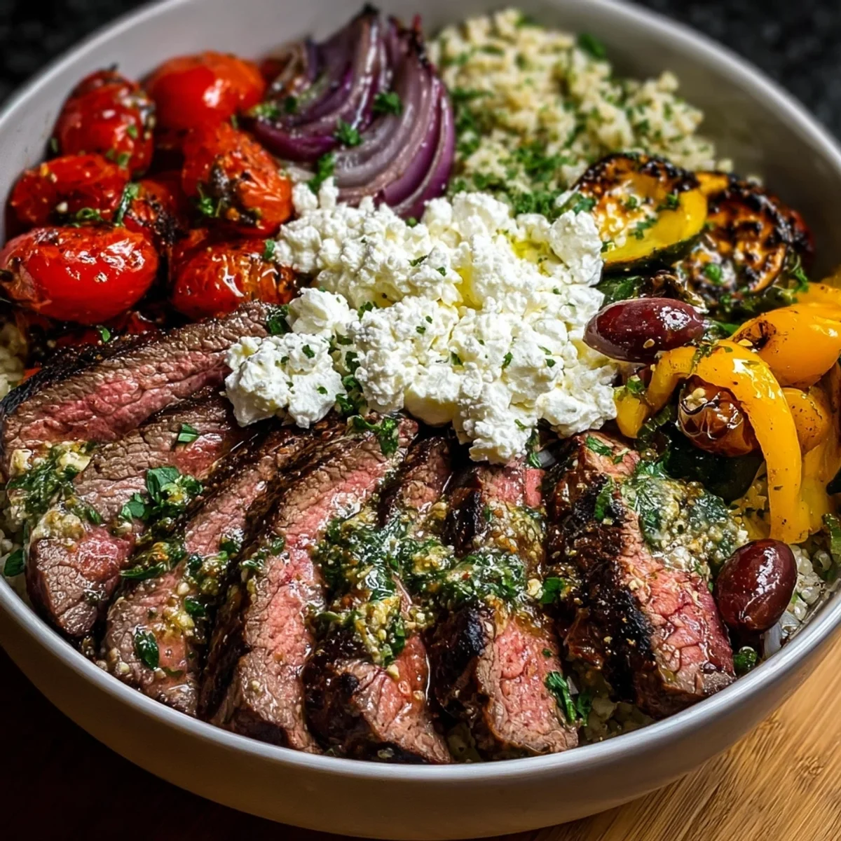Mediterranean Steak Bowl: Protein-Packed & Meal Prep