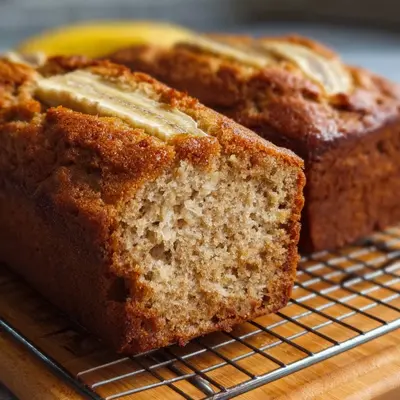 Moist Greek Yogurt Banana Bread