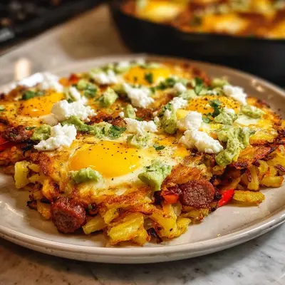 Protein Breakfast Loaded Hash Browns: Hearty Morning Meal