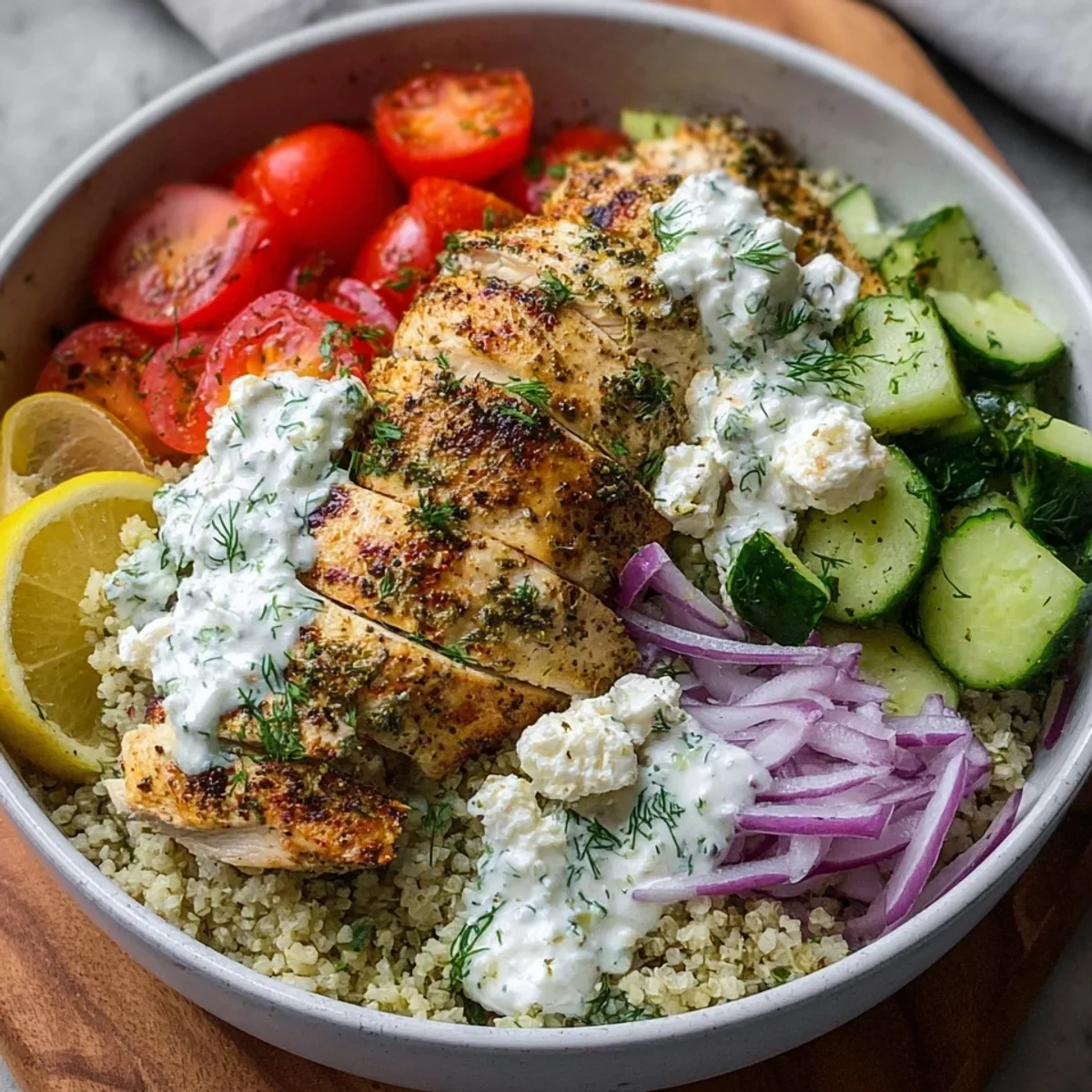 Protein-Packed Greek Chicken Power Bowl